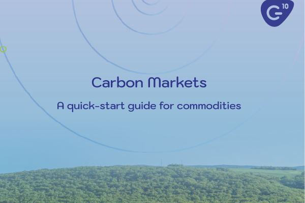 carbon markets for commodity traders