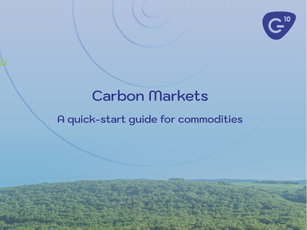Carbon markets for commodities carbon markets for commodity traders
