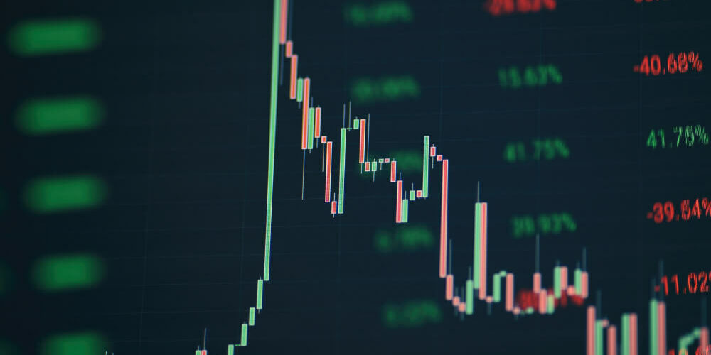 a chart on a computer screen