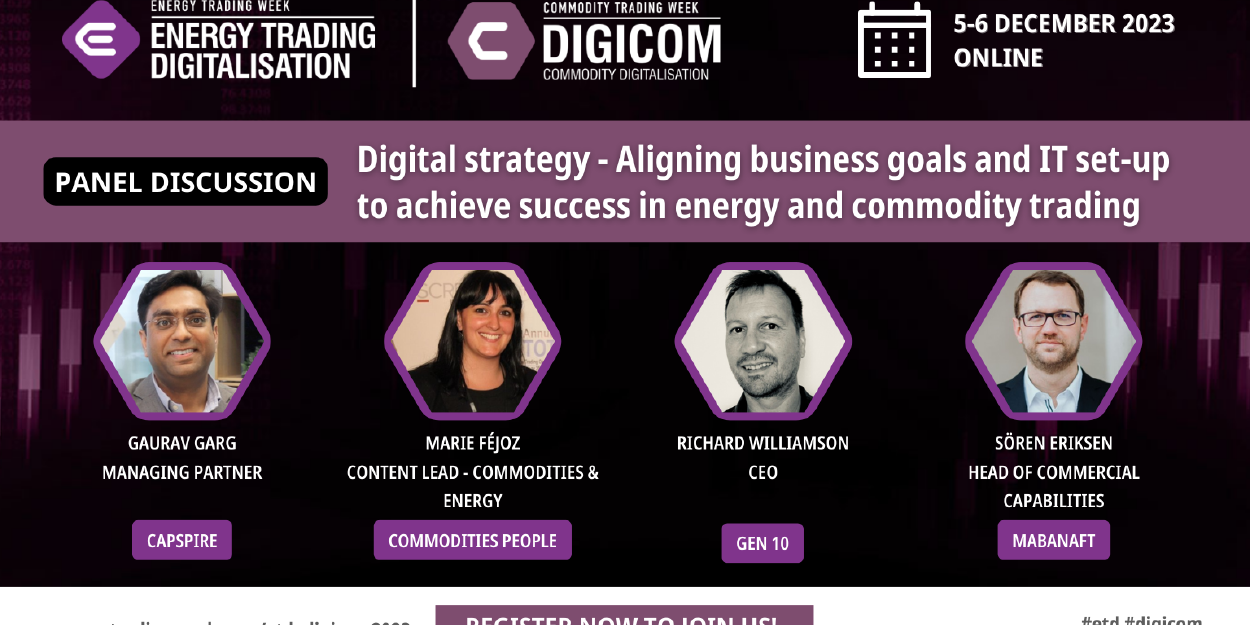 Discussing digital strategy in commodities