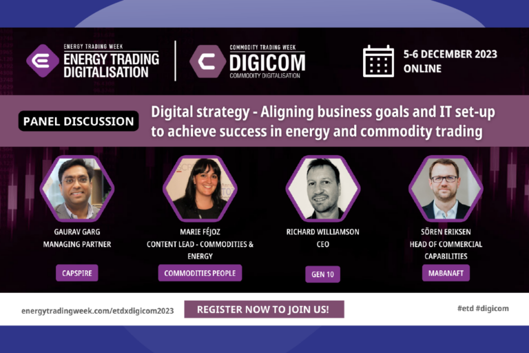 Discussing digital strategy in commodities