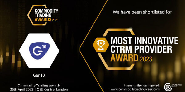 Gen10 Most Innovative CTRM Award