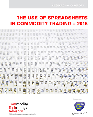 spreadsheets in commodity trading