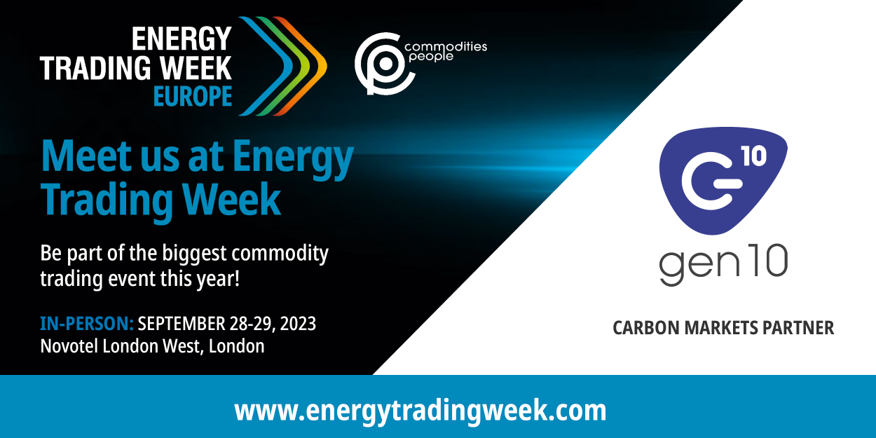 Gen10 sponsor Energy Trading Week 2023
