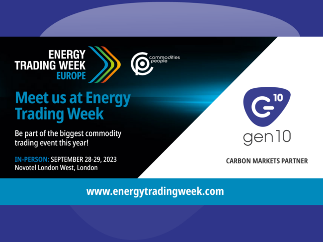 Gen10 sponsor Energy Trading Week 2023