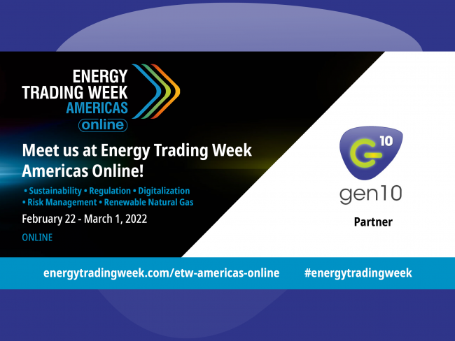 Gen10 sponsor Energy Trading Week