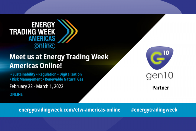 Gen10 sponsor Energy Trading Week
